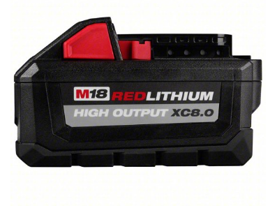 Milwaukee, M18 Redlithium high output XC8.0 starter kit, 48-59-1880