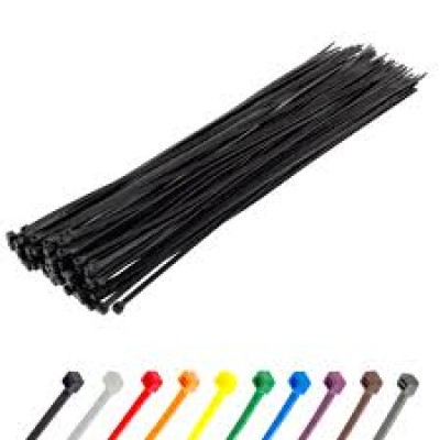 Cable ties,  Nylon 6.6,  100 pc   pack, 150 x 3.6 mm