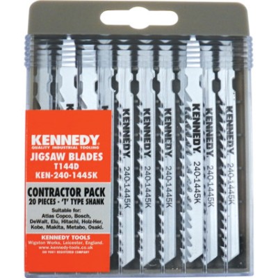 Kennedy 20pc Jigsaw Blades, Contractors Sets - KEN2401445K