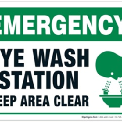 Signboard Eye Wash