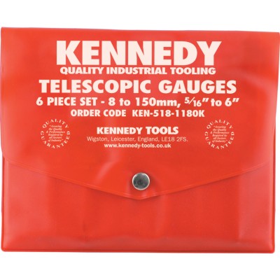 Kennedy TELESCOPIC GAUGE SET (6-PCE) - KEN5181180K