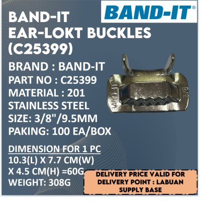 BAND-IT EAR-LOKT BUCKLES (C25399)