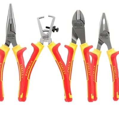 Stanley 4-Piece Plier Set, 185 mm Overall