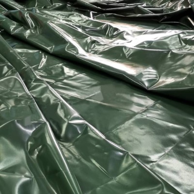 40FTX40FT Green PVC Knife Coated Tarpaulin for Container Protective Cover