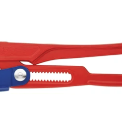 Knipex Pipe Wrench, 560 mm Overall, 70mm Jaw Capacity, Metal Handle  83 10 020