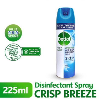 Dettol Disinfectant Spray Morning Dew Crisp Breeze 225ml