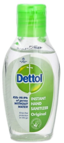 DETTOL INSTANT HAND SANITIZER 50ML   /   BOTTLE