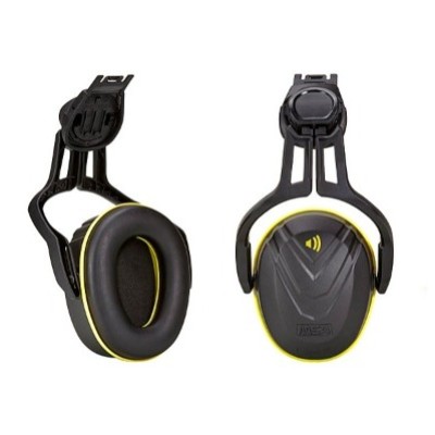 MSA 10190357 V-Gard Helmet Mounted Earmuff - SNR Medium 32dB