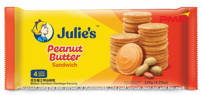 JULIE'S PEANUT BUTTER SANDWICH, 120G (DELIVERY TO LABUAN AREA ONLY)