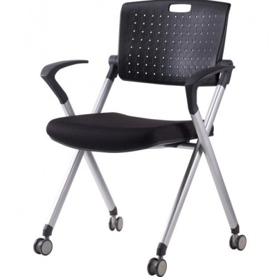 FOLDABLE BLACK PP SHELL CHAIR (MODEL : CL 338)