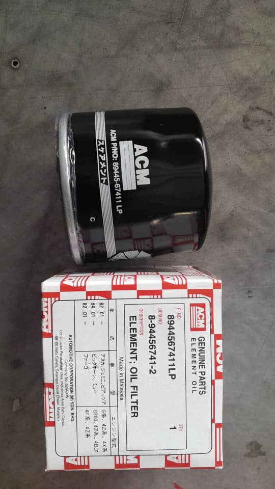 ACM LUBE OIL FILTER-89445-67411LP