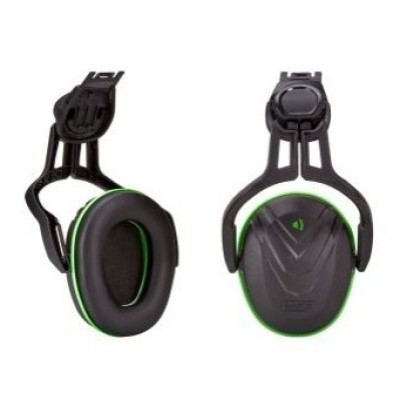 MSA 10190356 V-Gard Helmet Mounted Earmuff - SNR Low 28dB