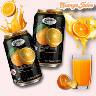 Sundrop Orange Juice 325ml x 24cans Jus Oren (Carton)