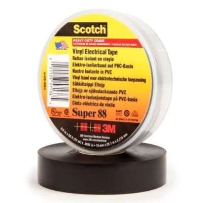 3M Scotch Super 88 Vinyl Electrical Tape (BLACK)