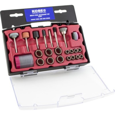 KOBE 53 piece Grinding & Deburring Multi-Tool Accessory Kit - KBE2803380K