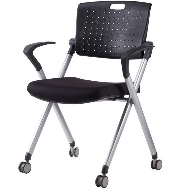 FOLDABLE BLACK PP SHELL CHAIR (MODEL : CL 338)