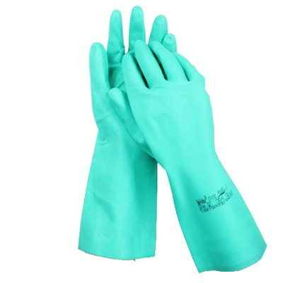 ANSELL 37-176 SOLVEX NITRILE CHEMICAL GLOVES - 13" LENGTH