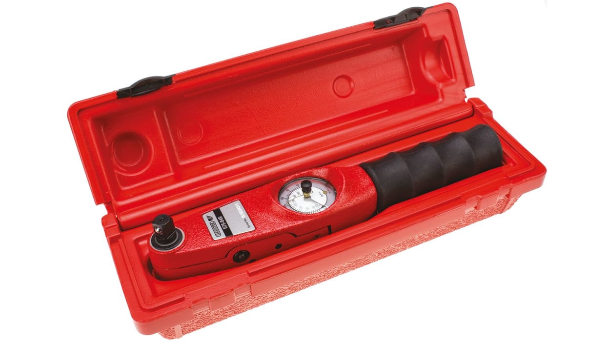 RS PRO 3  /  8 in Square Drive Dial Torque Wrench, 3 → 40Nm