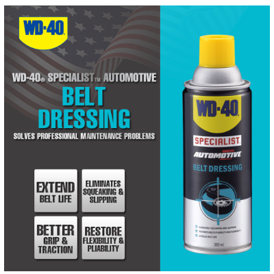 NP : *WD-40 Specialist Automotive Product - Belt Dressing Spray (360ml)