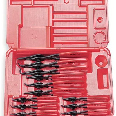 Proto J360B Convertible Retaining Ring Plier Set, 12 Pieces, 