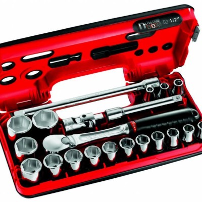 Facom SL.DBOX1PB 21 Piece,  1 2 In Socket Set