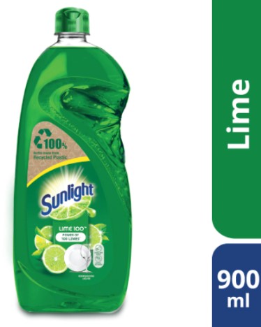 Sunlight 900ml Dishwashing Liquid - Lime  /  Lemon