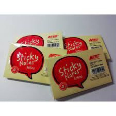 POST IT STIKY NOTE 3 X 5" YELLOW ASTAR 30500