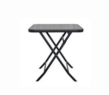 FOLDABLE TABLE ROUND AND SQUARE 80 x 80 CM