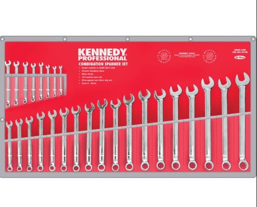 Kennedy-Pro 6-32mm PROFESSIONAL COMBINATION SPANNER SET 26PC