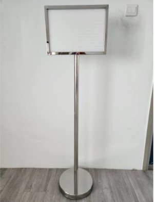 STAINLESS STEEL SIGNBOARD STAND (Size: A3)