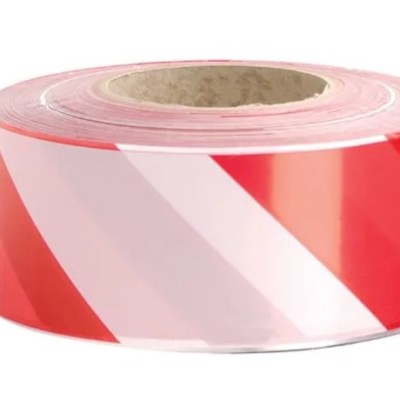 Barrier Tape Red White 70mmx500m