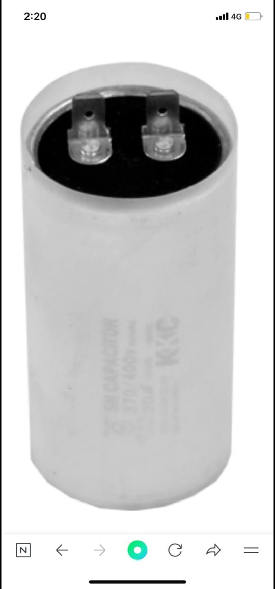 KKC SH Capacitor 20uf, 370  /  400V