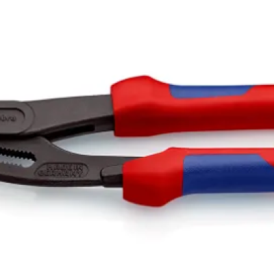 Knipex Cobra Water Pump Pliers, 300 mm Overall, Angled, Straight Tip, 60mm Jaw 87 02 300