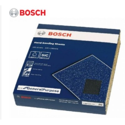 BOSCH GENERAL PURPOSE HAND SANDING SHEETS SAND PAPER (230x280mm)WATERPROOF [10s]