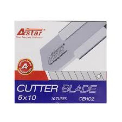 CUTTER BLADE- ASTAR CB102 18MM (L) 5'S PK