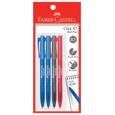 Faber Castell Click X7 Ball Pen 4 in 1