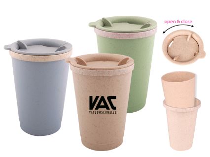 Eco-Wheat Tumbler with Silicone Holder – 350ml