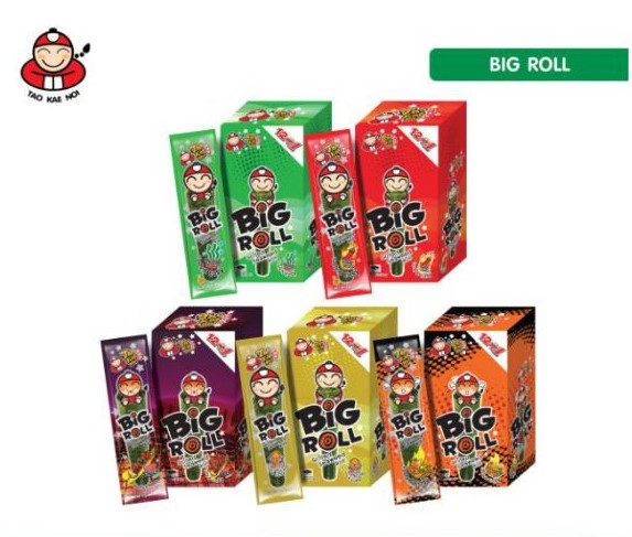 Tao Kae Noi Big Roll Grilled Seaweed (3g x 12pcs)