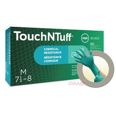 [DELIVERY TO ASB LABUAN ONLY] ANSELL TOUCH N TUFF DISPOSABLE GLOVES 92-600 MEDIUM SIZE