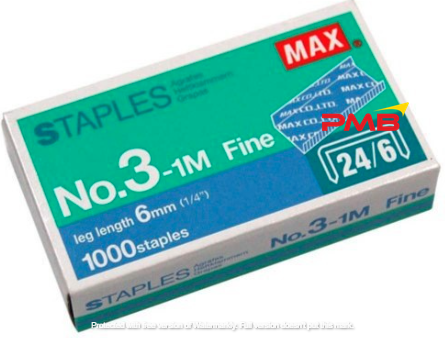 STAPLES BULLET NO.3-1M (24  /  6) (DELIVERY LABUAN AREA ONLY)