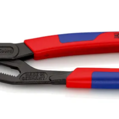 Knipex Cobra QuickSet Water Pump Pliers, 250 mm Overall, Angled, Straight Tip, 50mm Jaw  87 22 250