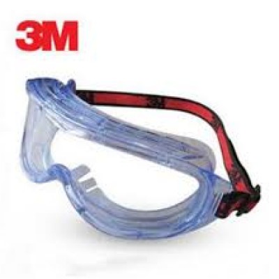 3M 1623AF SAFETY GOGGLES, BLU FRM, CLEAR LENS 144 CS