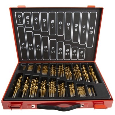 RS PRO 507-1732 170-Piece Twist Drill Bit Set for Metal HSS Bits