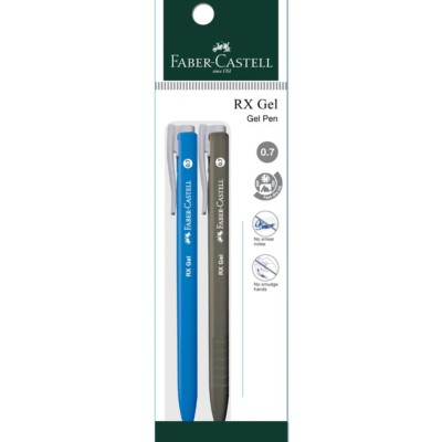 Faber Castell Pen RX Gel Blue 0.7mm 2 in 1