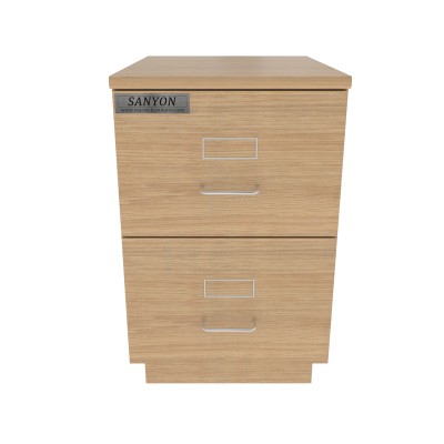 SANYON Wooden File Cabinet for Ship Office Cabin, Laminate and Double Drawers, SYWDC-101