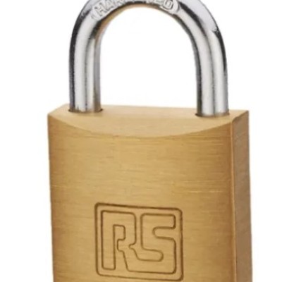 RS PRO 781-5991 Brass Padlock 40mm