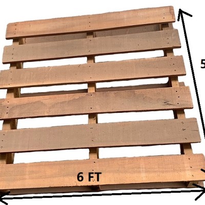 WOODEN PALLET, 1800MM X 1500MM X 150MM