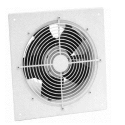 FPSP354 Exhaust Fan, Compact square plate flameproof fan.  Fan speed: 1380 rpm. Motor 0.12kw 4 pole, 230V 1ph 50 hz, Class Ex d, Group II, Zone 1, T6 protection, IP66 .  Sound Pressure level dB(A):  50 @3m