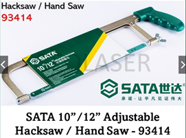 SATA 93414 ADJUSTABLE HACKSAW 10"  /  12"