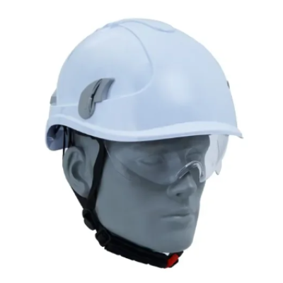 PROGUARD, LPS-1-W, WHITE ABS SHELL helmet, EN 397 compliant, standard size, ALPIN PLUS brand, 6-point suspension